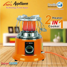 Portable gas camping heater